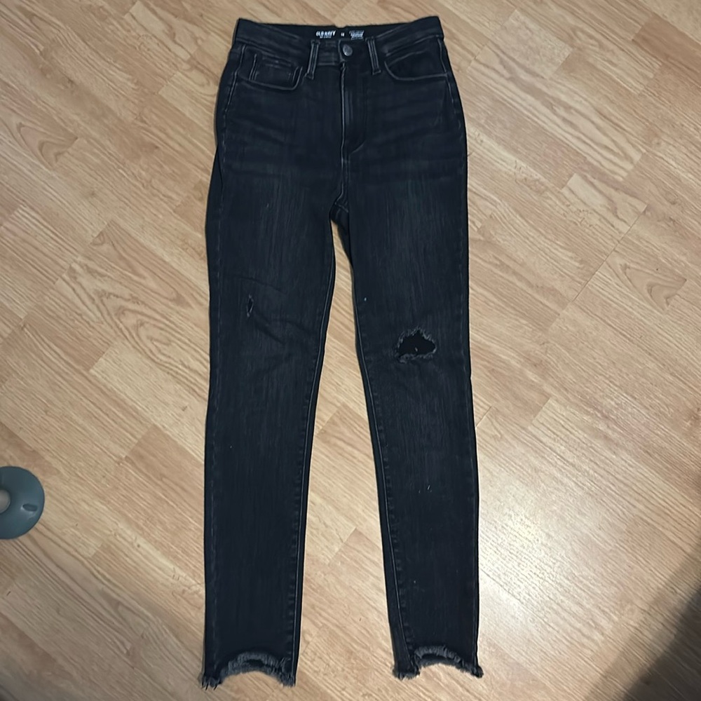 Old navy rockstar black jeggings